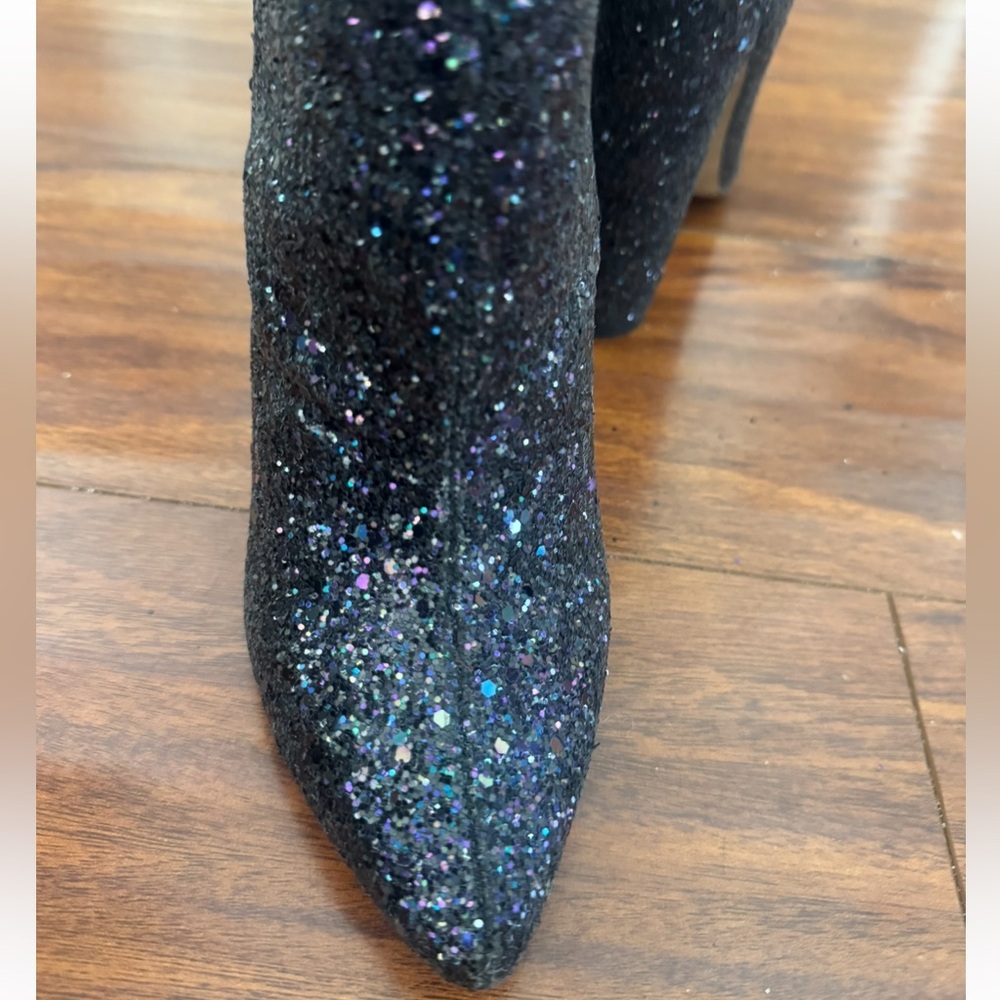 ALDO Ankle Boots Black with multi color sparkles